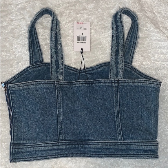 7 for all mankind corset top - Picture 2 of 6